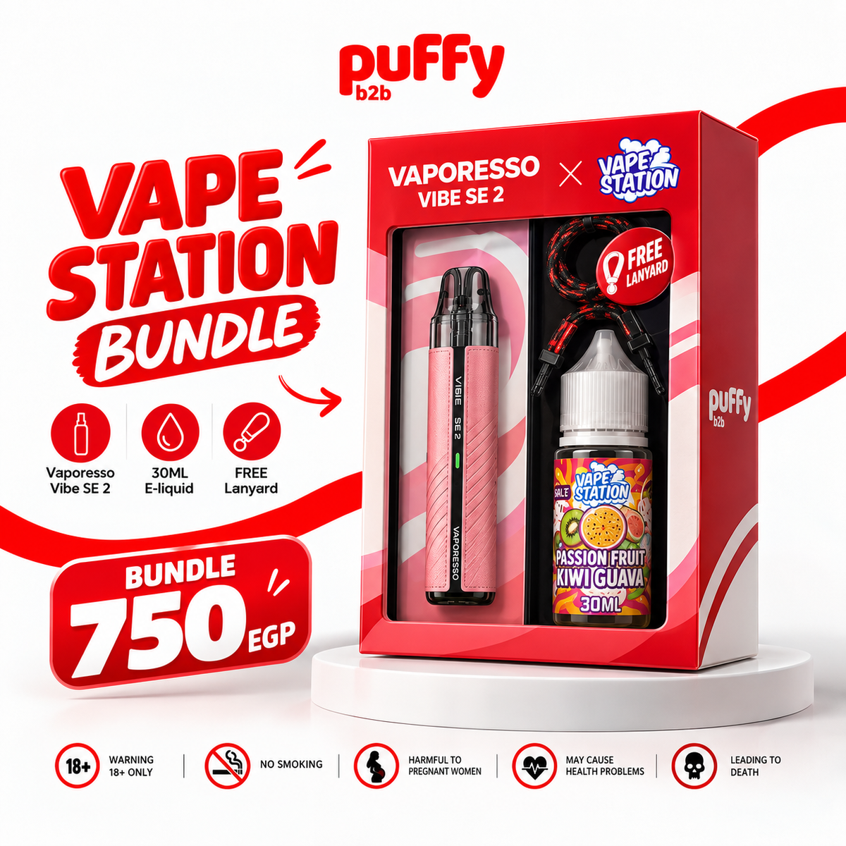 Vaporesso VIBE SE 2 Pod Vape Station Bundle