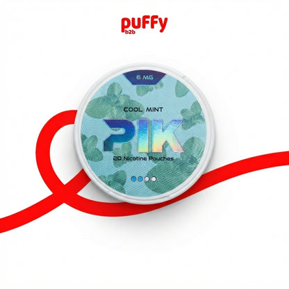 PIK Nicotine Pouches 6mg - Puffy b2b