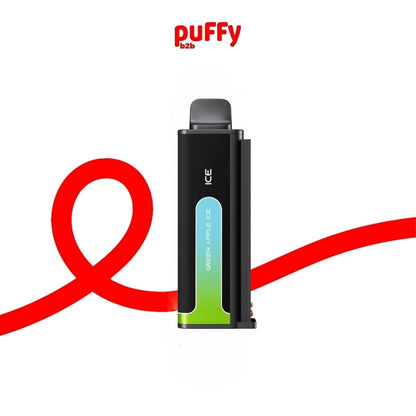 Magnetic cartridge format of 20,000 puffs