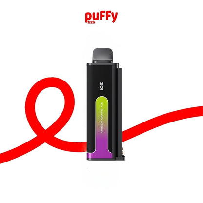 Magnetic cartridge format of 20,000 puffs