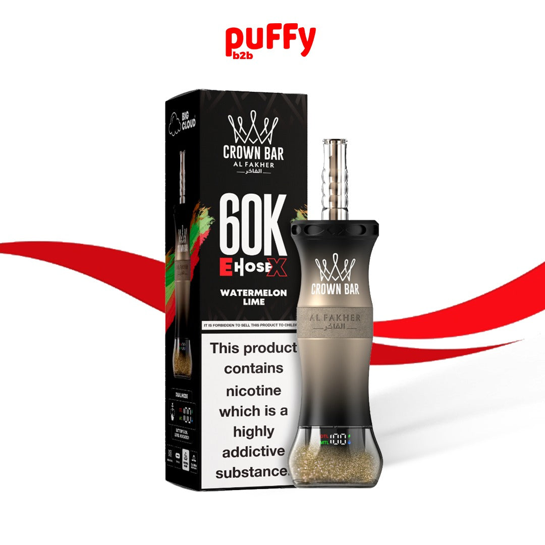 Al Fakher Crown Bar 60000 Disposable Shisha