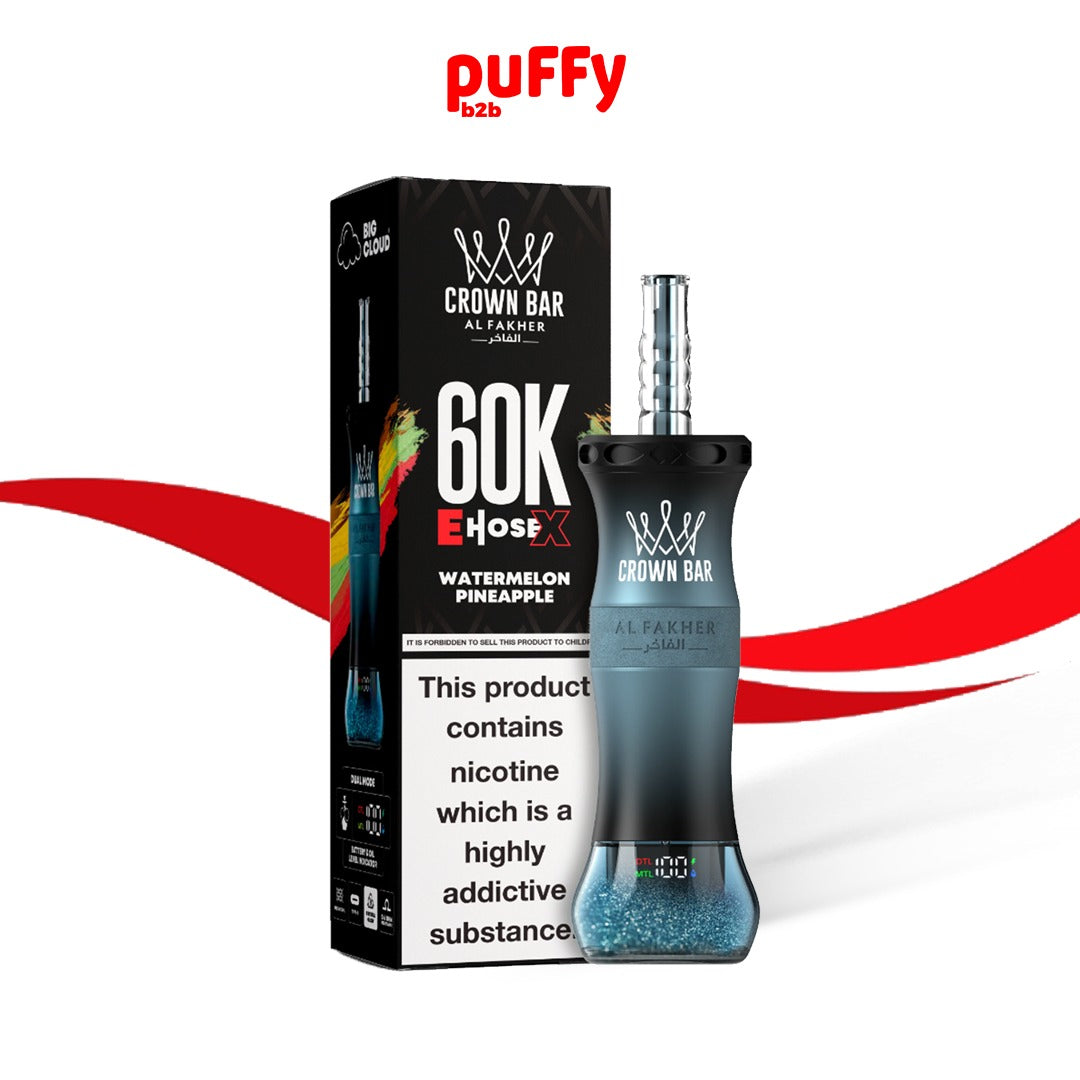 Al Fakher Crown Bar 60000 Disposable Shisha