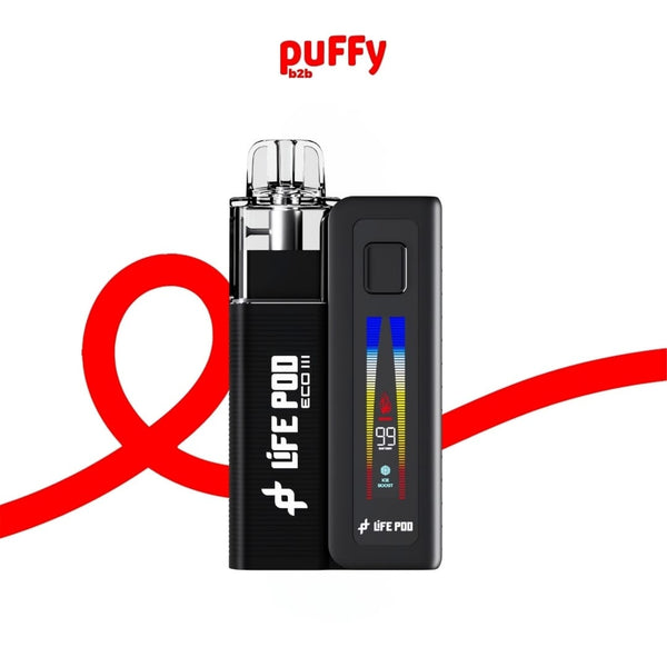 Life Pod ECO 3 refillable pod kit in Black