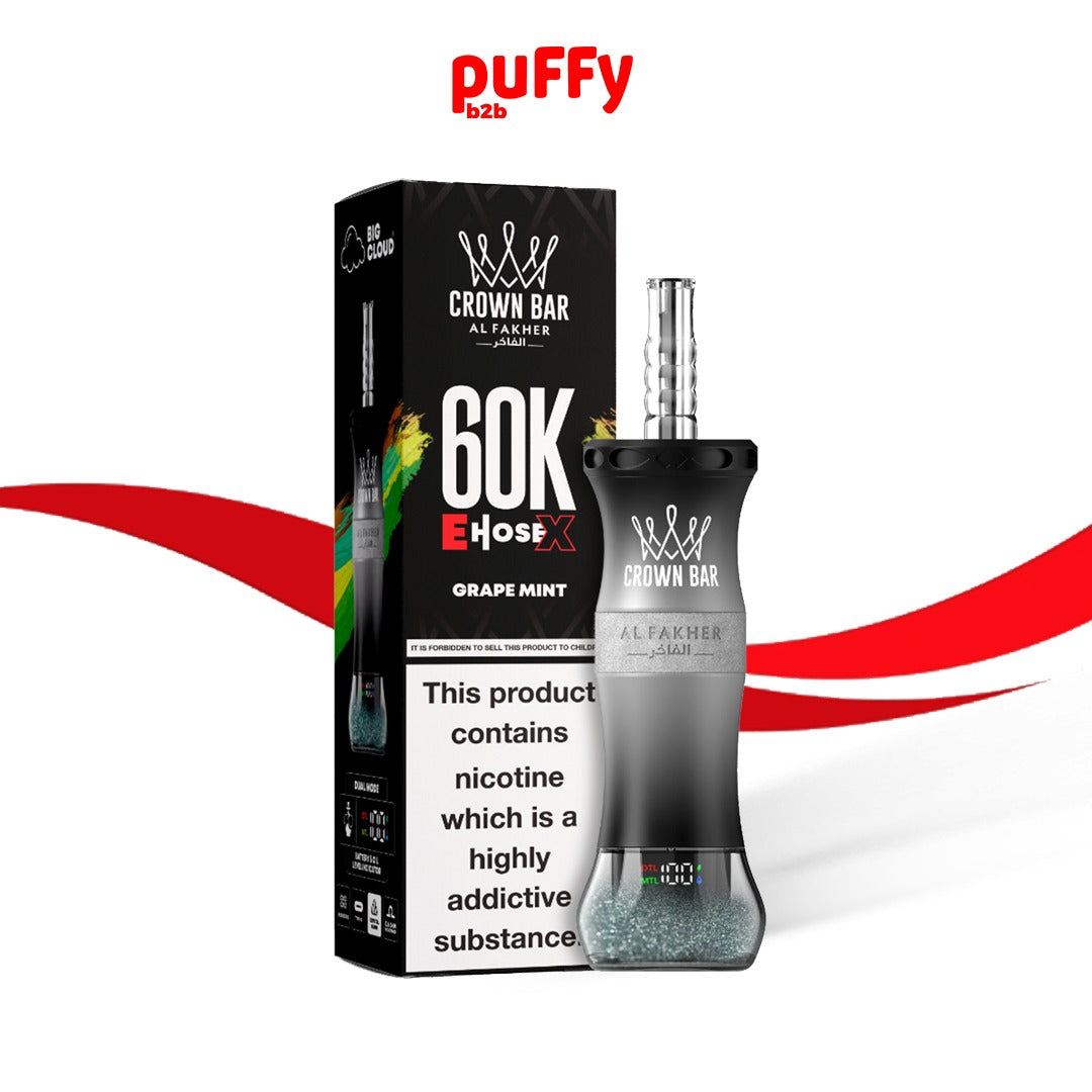 Al Fakher Crown Bar 60000 Disposable Shisha