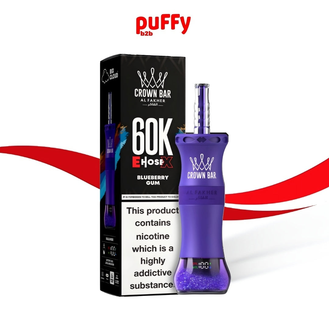 Al Fakher Crown Bar 60000 Disposable Shisha